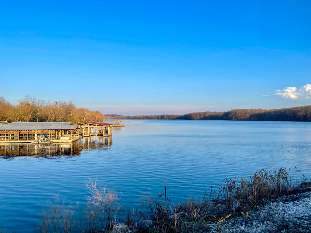 Lake Fayetteville shore, Fayetteville, AR